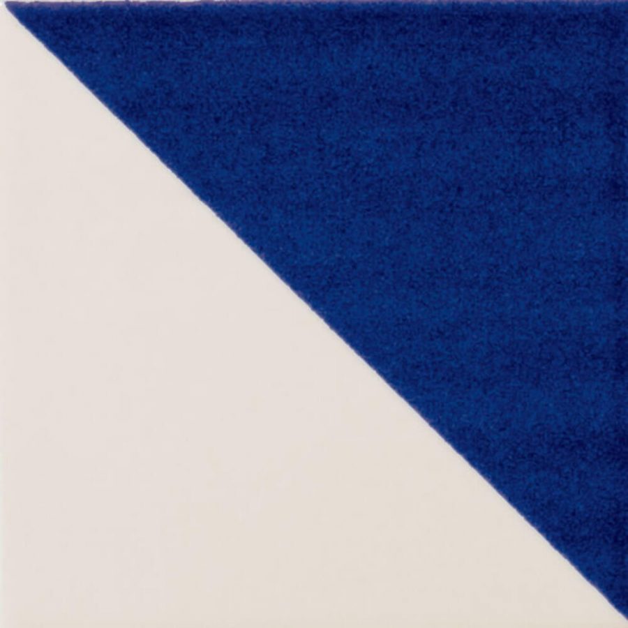 מאיוליקה גרניט פורצלן מצויר דקורטיבי לחיפוי גימור מבריק גוון לבן כחול 10×10