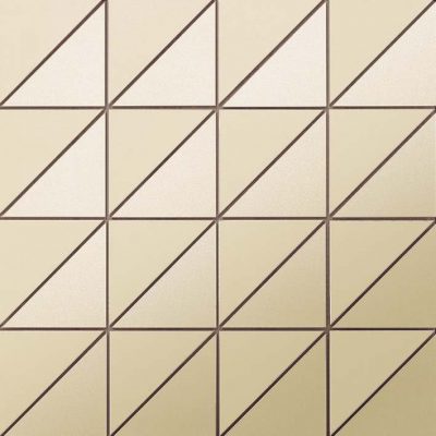 ארקשייד אריח קרמיקה בסגנון מוזאיקה משולשים בגימור מט גוון קרם בז 30.5×30.5