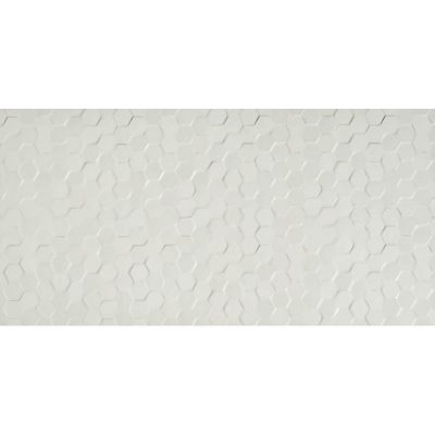 אריח עשוי בטון אמיתי צורות משושים בגימור מט גוון אפור בהיר 97×48.5