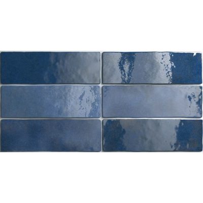 גלוריה בריק קרמיקה לחיפוי גימור מבריק גוון כחול 20×6.5