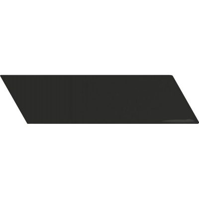 וול סטייל בריק שברון מקרמיקה לחיפוי גימור מט גוון שחור (צד ימין) 18.6×5.2