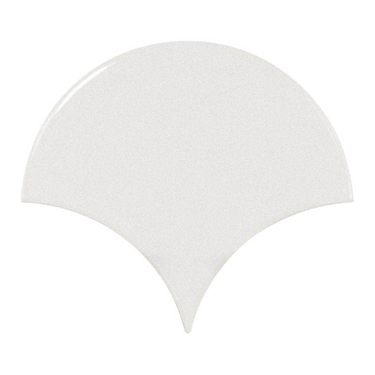 בלה אריח קרמיקה ייחודי לחיפוי בצורת טיפה גימור מבריק גוון לבן 12×10.6