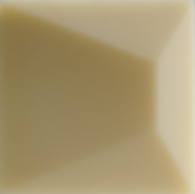 גלאס מובלט גימור זכוכית לחיפוי מובלט תלת מימד בז חלבי 12.5×12.5
