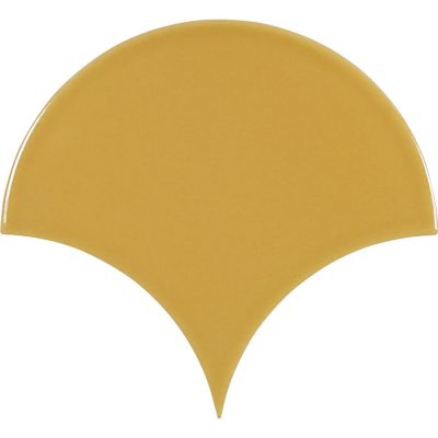 דינאמיק קרמיקה צורת טיפה לחיפוי גימור מבריק גוון צהוב 17×15.5