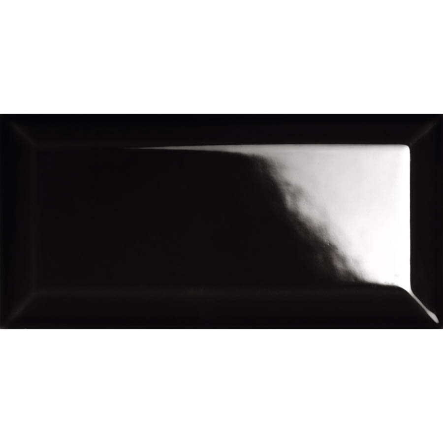 הלו בריק קרמיקה עם פאזה לחיפוי גימור מבריק גוון שחור 15×7.5